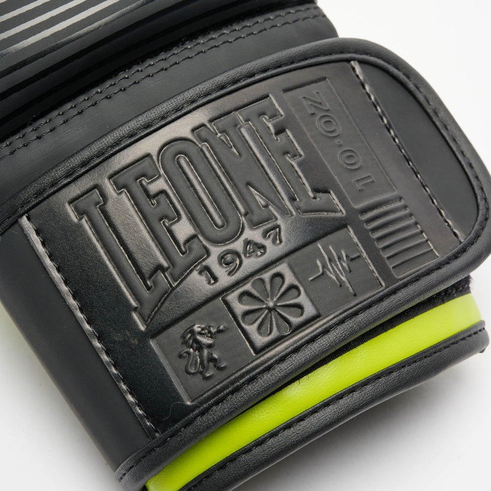 Рукавички боксерські для боксу та єдиноборств професійні оригінальні Leone GN313 WAVES 16 унцій чорні Київ - фото 8