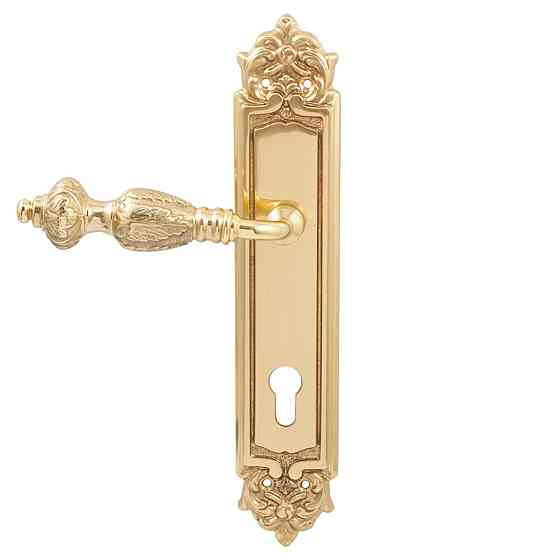 Ручка на планке Fimet 105-280 F01 Regina пол.латунь 85 мм кл. Киев