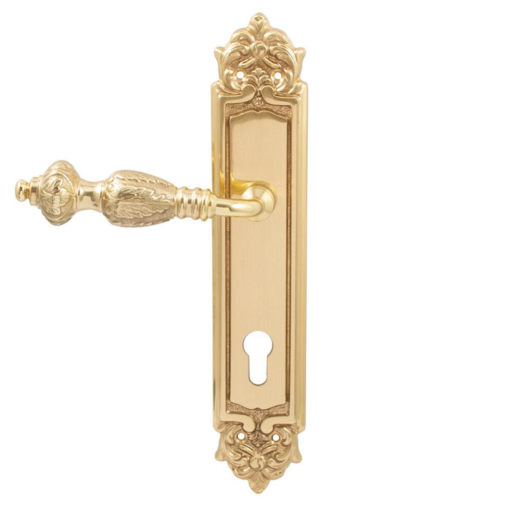 Ручка на планке Fimet 105-280 F01 Regina пол.латунь 85 мм кл. Киев - изображение 1