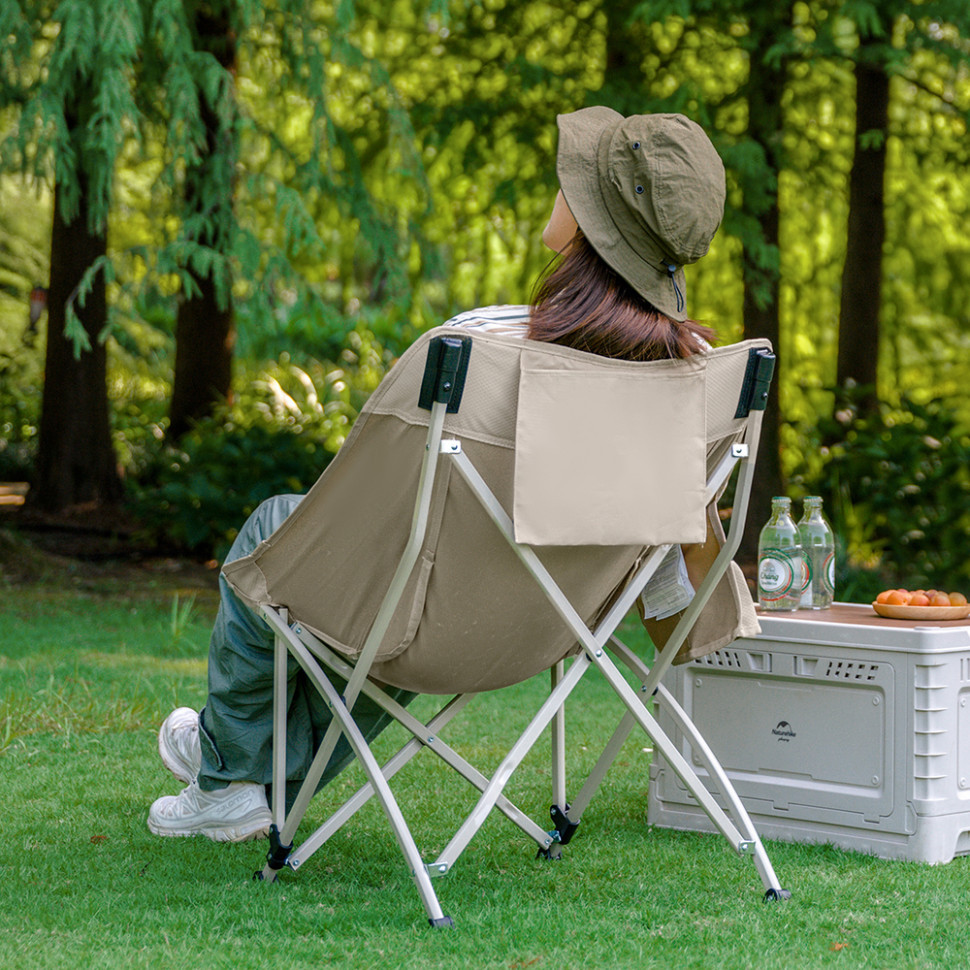 Стілець складаний Naturehike Stellaluna T04 CNK2550JJ022, вуглецева сталь, хакі Киев - изображение 13