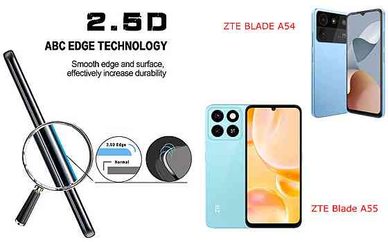 Защитное стекло ArmorGlass для ZTE BLADE A54, Blade A55 – устойчивое к царапинам и ударам Киев