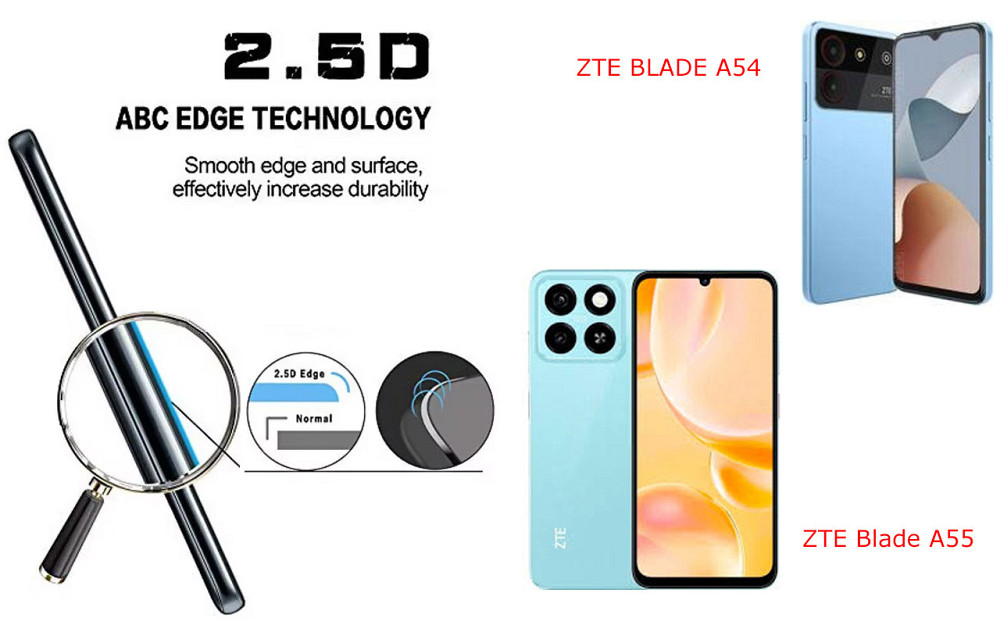 Защитное стекло ArmorGlass для ZTE BLADE A54, Blade A55 – устойчивое к царапинам и ударам Киев - изображение 2