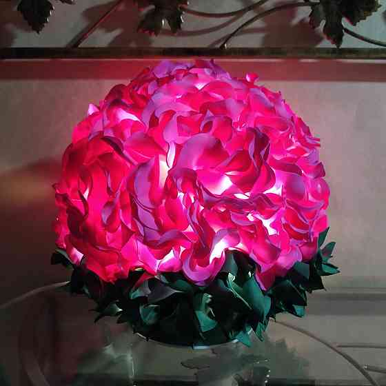 Світильник-нічник "Королівська гортензія" Дніпро