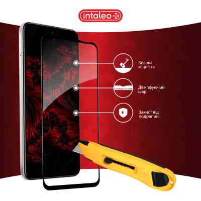 Стекло защитное Intaleo Full Glue Infinix Hot 50i Black (1283126607332) Винница