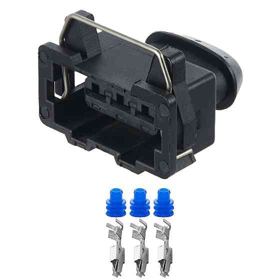 Разъем коннектор 3-кон., металл, VAG Германия, Франция, Германия универс., Моторный Audi, Bugatti, Porsche, Seat, Skoda, VW 40457 Киев