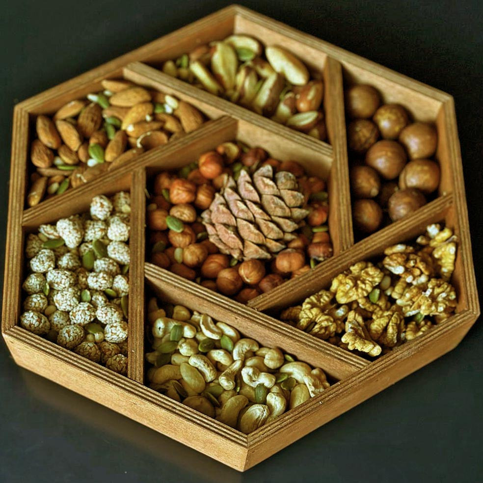 Менажница деревянная 