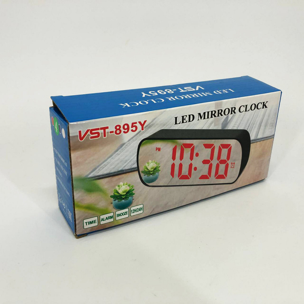 Настольные электронные часы с подсветкой VST-895Y-4, Настольные часы SE-410 с подсветкой Киев - изображение 4