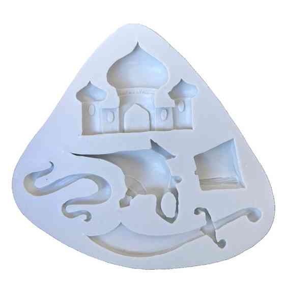 Молд силиконовый Алладин 105 на 97 мм серый Киев