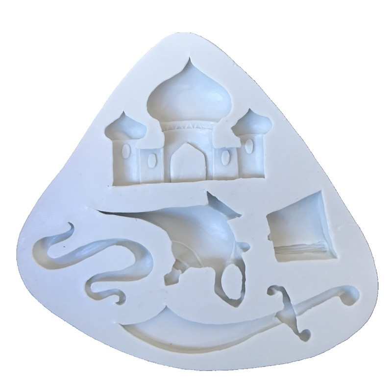 Молд силиконовый Алладин 105 на 97 мм серый Киев - изображение 5