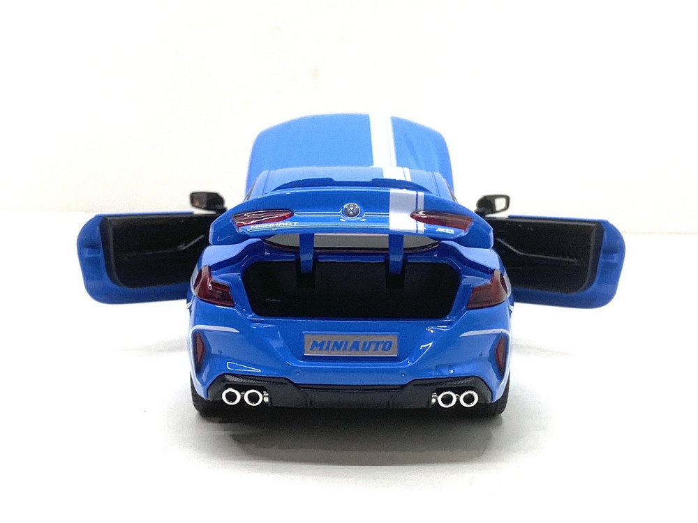 Машина Автосвіт BMW M8 інерційна відчиняються двері капот багажник 20 см Синя (AP-2056) Чернігів - фото 6