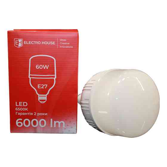 LED лампа T140 60Вт E27  6500К 6000 Лм Дніпро