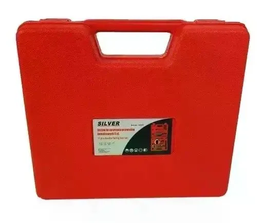 Набір для розвальцьовування гальмівних трубок з насадками у кейсі  Silver S10591 інструментів для розвальцьовування 11ел. Львів