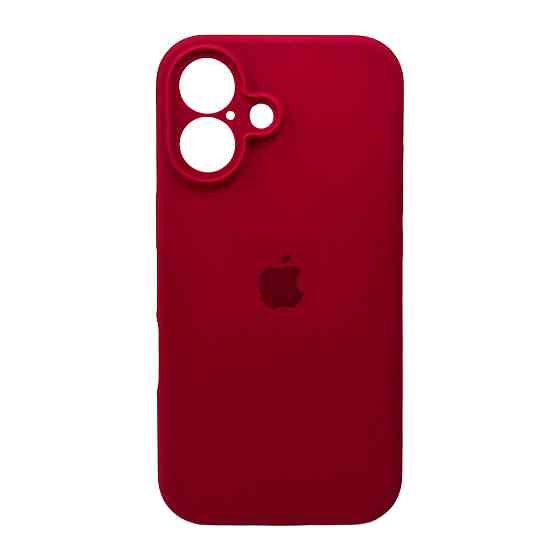 Чохол для смартфона Silicone Full Case AA Camera Protect for Apple iPhone 16 35,Maroon Київ