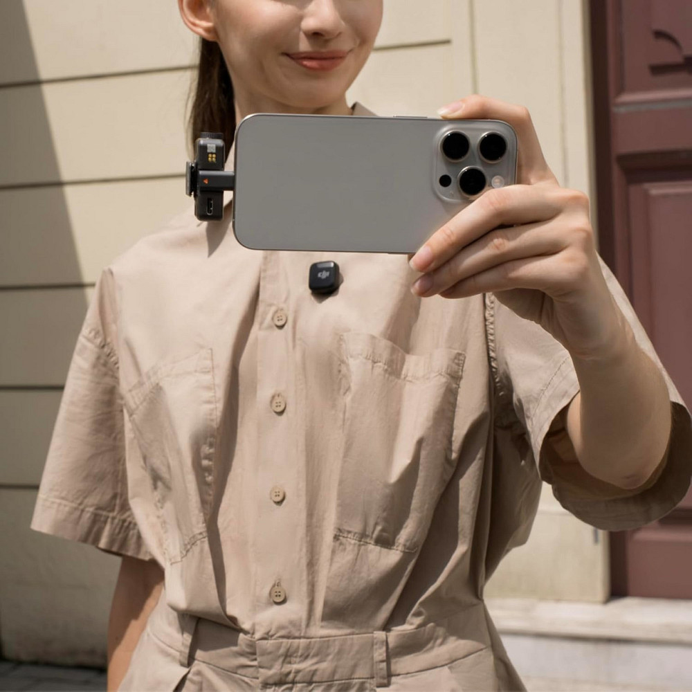 Бездротовий мікрофон DJI Mic Mini 1 TX + 1 RX Type-C для iPhone Android Action 5 Pocket 3 Київ - фото 3