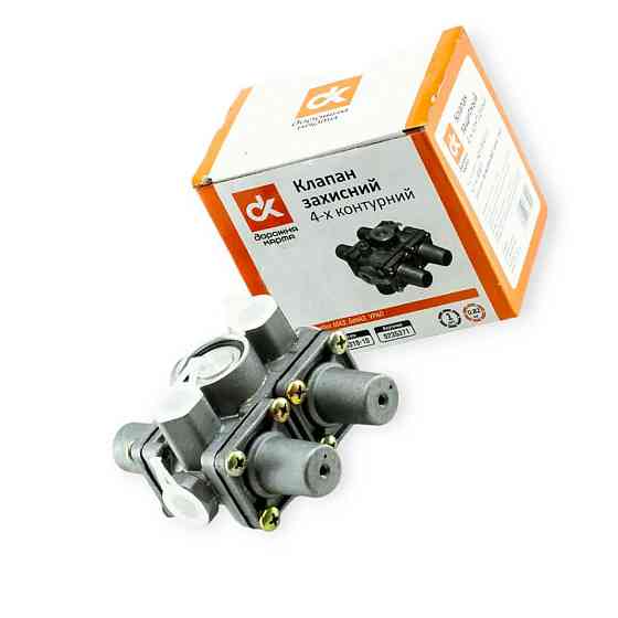 Клапан захисний 4-х контурний дк камаз, зил Мукачево