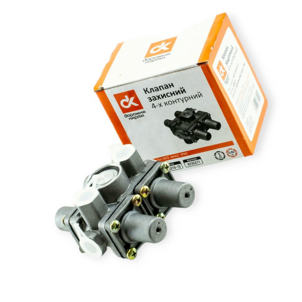 Клапан захисний 4-х контурний дк камаз, зил Мукачево - фото 1