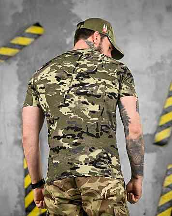 ХЛОПКОВА тактична футболка PATRIOT MultiCam green ДЛ6384 Київ