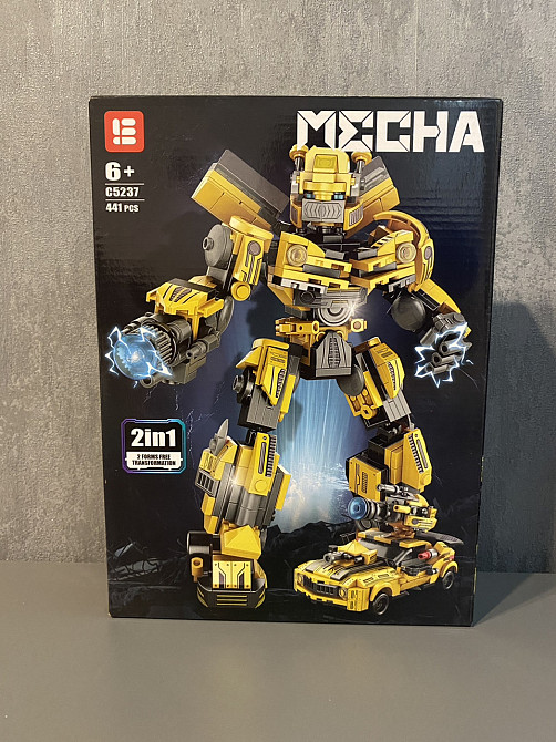 Конструктор mecha Трансформер  Бамблби, 2 в 1, 441 деталь, совместим с Lego Киев - изображение 2