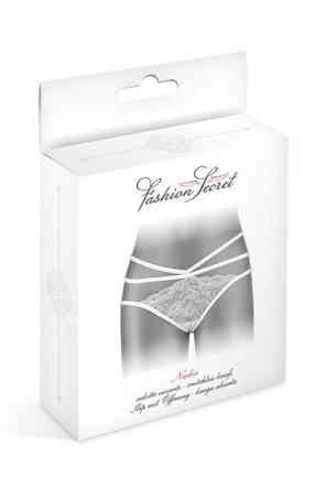 Трусики з відкритою попкою Fashion Secret Nadia White Sex Aura Київ