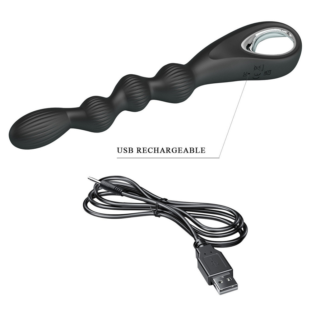 Анальная цепочка Pretty Love - FEDERER 12 vibration functions, BI-300081 Sex Aura Киев - изображение 6