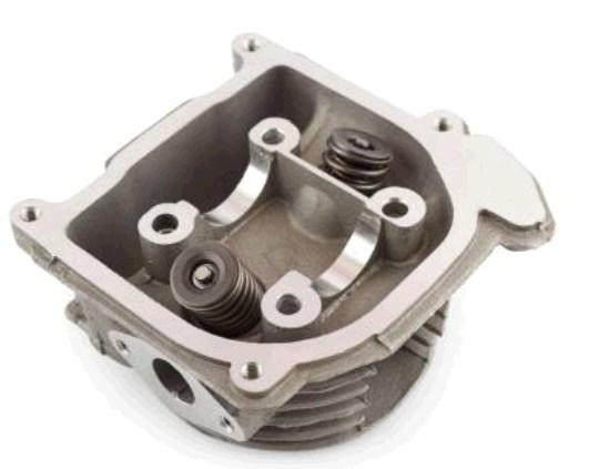 Головка цилиндра скутер 4 Т Китай 100 (Ø50) (голая, +клапаны) Мукачево - изображение 1