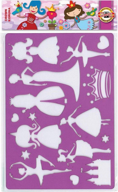 Трафарет "Kooh-I-Noor" "Принцеси" 31*20см 9820, шт Київ - фото 1