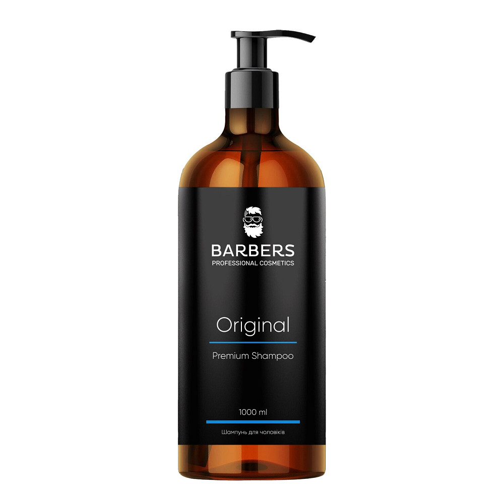 Шампунь для мужчин для ежедневного использования Barbers Original 1000 мл Киев - изображение 4