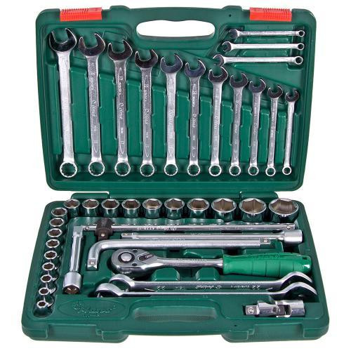 Набір торцевих головок 1/2" 8-32мм и комбінованих ключів 42 пр. (TK-42) HANS Одеса - фото 1