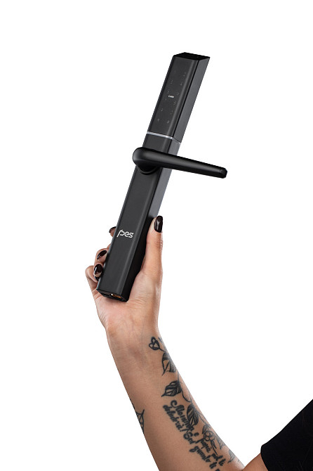 PES Ford чорний розумний замок з вузьким корпусом Київ - фото 9