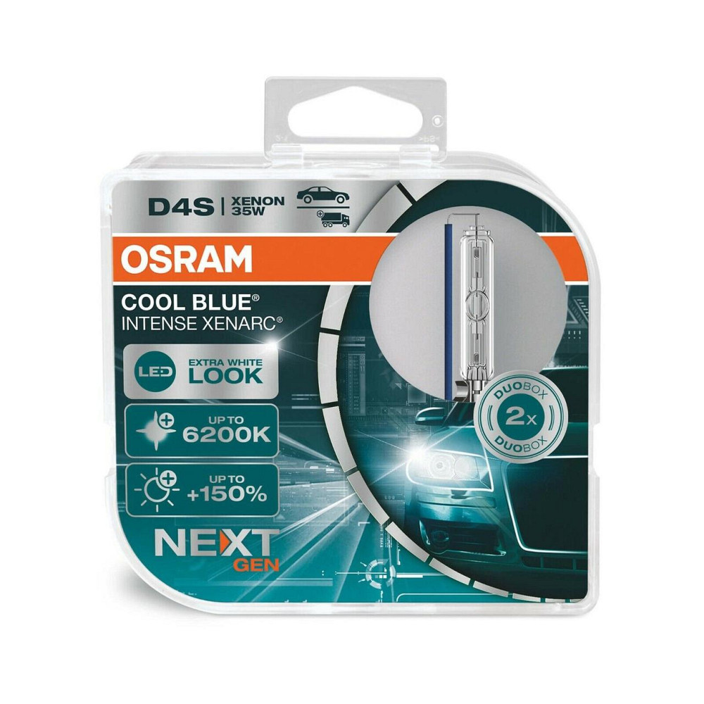 Комплект ксенонових ламп Osram D4S 35 W P32D-5 Cool Blue Intense Next Gen + 150% 1 пара (66440CBN-HCB) Харків - фото 1