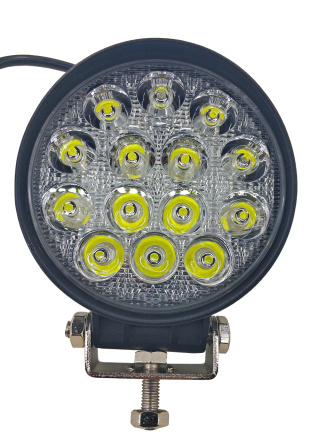 LED кругла фара 42W, 14 ламп, вузький промінь 10/6000K 30V Мукачево