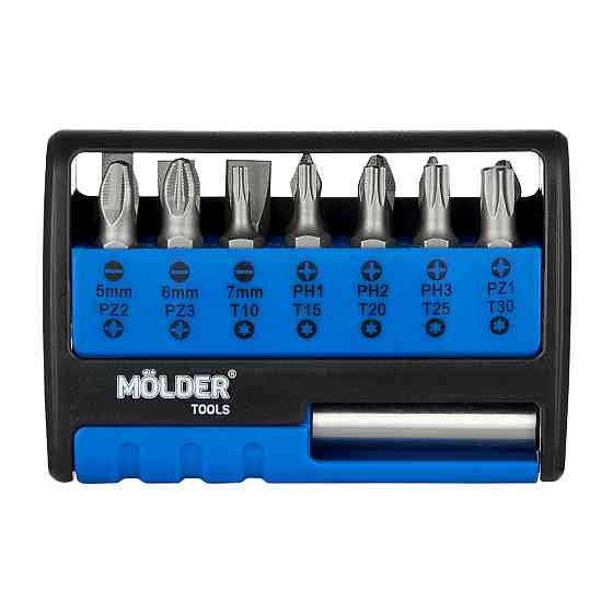 Набір біт Molder з тримачем магнітним 25мм 15шт Львів