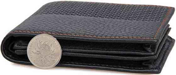 Гаманець чоловічий Vintage 14452 шкіряний Чорний Київ