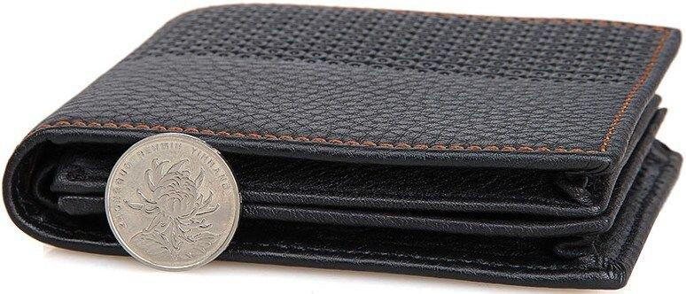 Гаманець чоловічий Vintage 14452 шкіряний Чорний Київ - фото 4