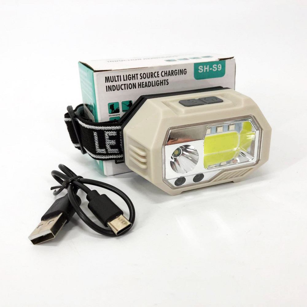 Ліхтарик налобний світлодіодний надпотужний, Led headlamp налобний ліхтар, Ліхтар на лоб потужний HJ-82 Львів - фото 9