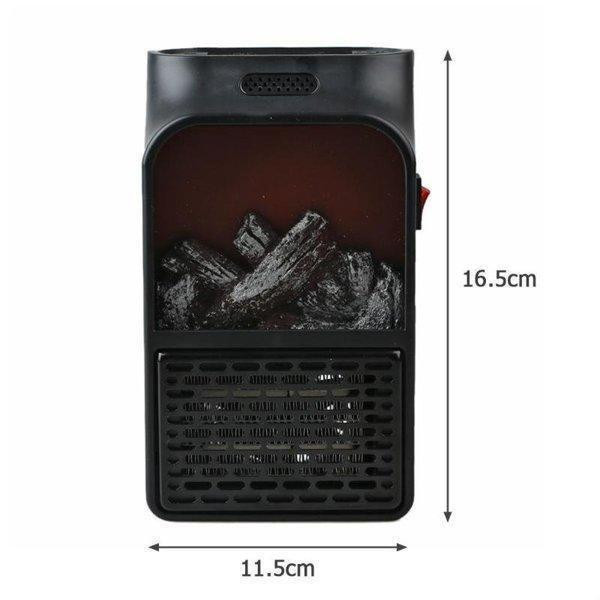 Маленький дуйчик Flame Heater 1000 Вт, Портативный обогреватель в резетку, Тепло-вентилятор GV-60 Львов - изображение 10