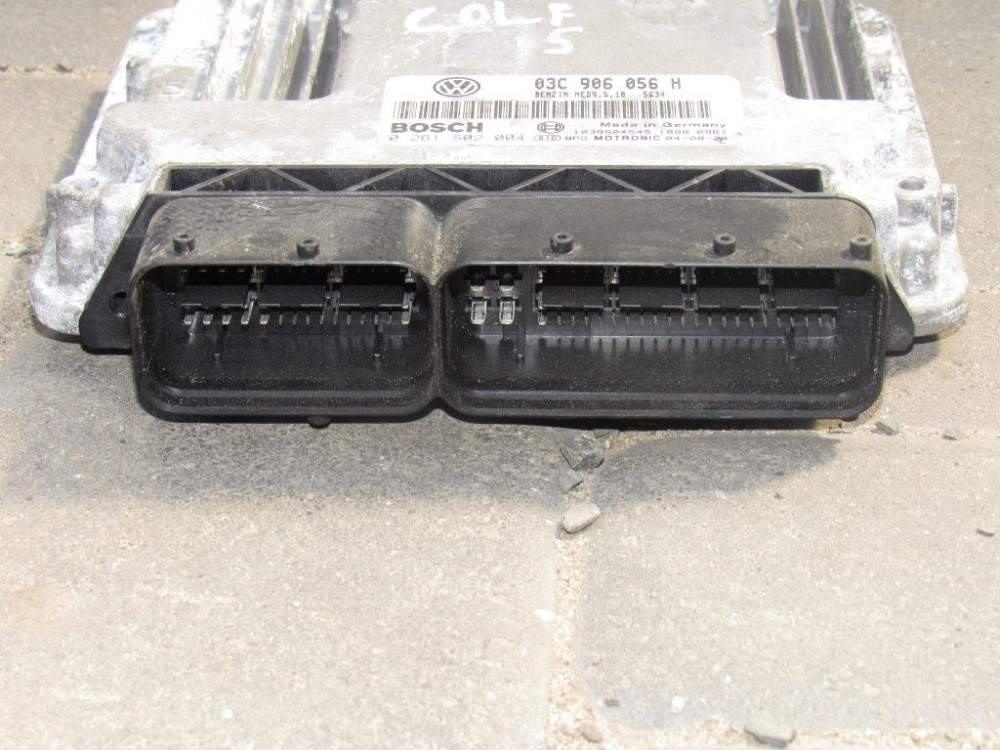 Блок керування двигуном VV Golf 5 1.4 FSI 2003-2008 (03C906056H) Ковель - фото 3