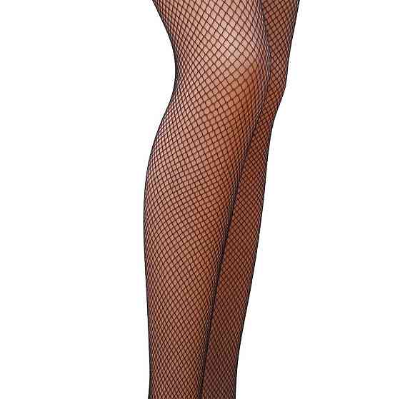 Колготки в сеточку без выделенных трусиков Passion TI020 типа Кабаретка 1/2 (fishnet), nero Sex Aura Киев