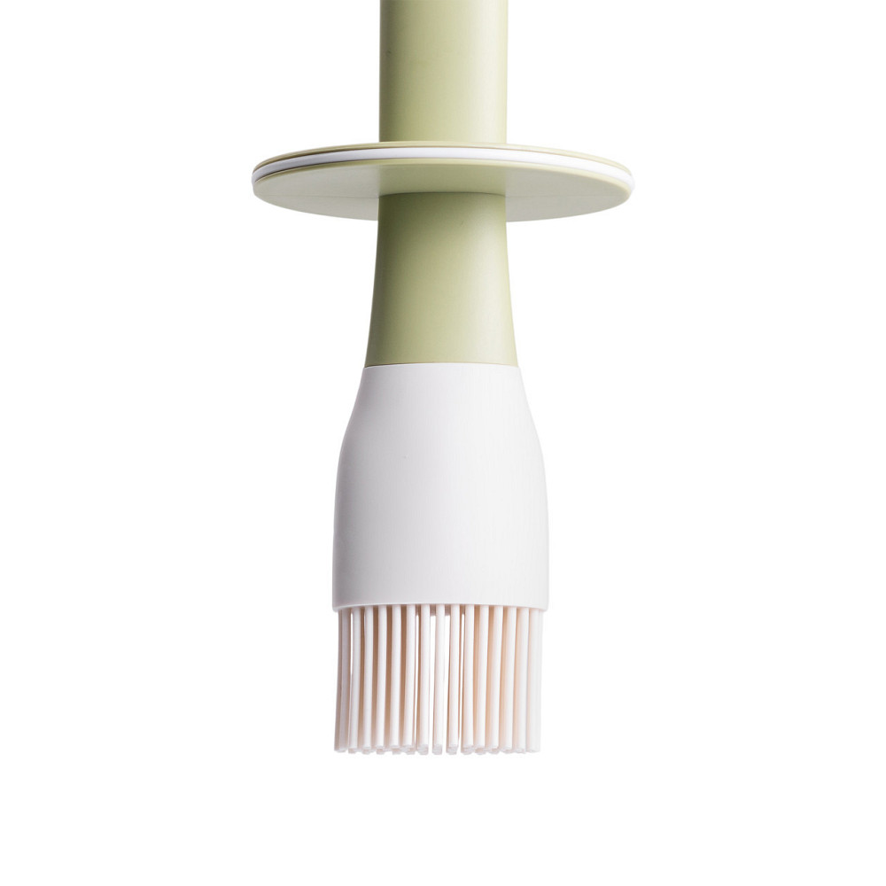 Банка для олії з пензликом 300 мл диспенсер з пензликом для оливкової, соняшникової олії Зелений HP-34-11GR Київ - фото 5