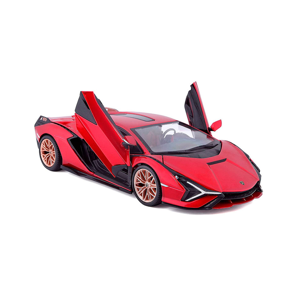 Автомодель - LAMBORGHINI SIÁN FKP 37 (асорті зелений металік, червоний металік, 1:24) Дніпро - фото 8