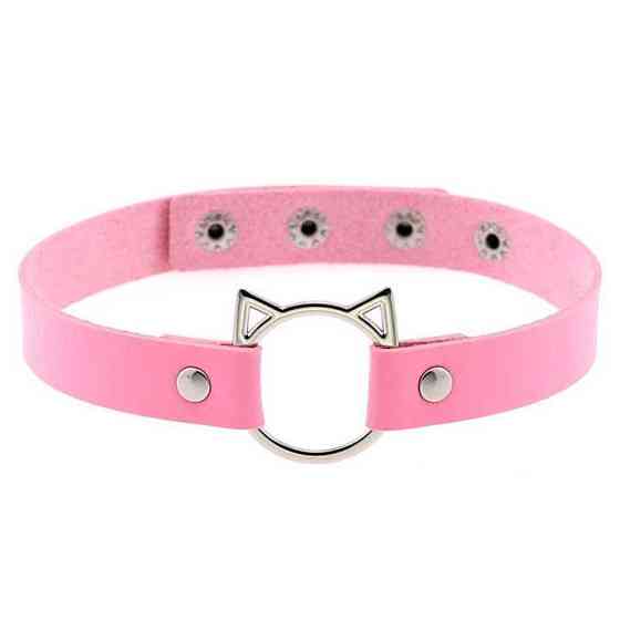 Нашийник "Кішечка" - Рожевий- Садо-мазо Вінниця
