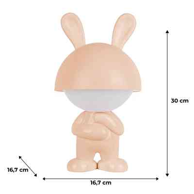 Нічник Kite Світильник LED з акумулятором Dreamy Bunny, персиковий (K25-315-1-4) Вінниця