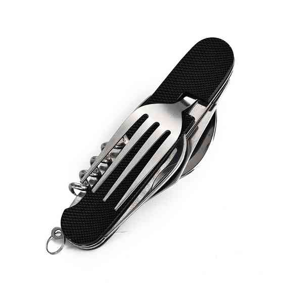 Комплект туристических столовых приборов 6 в 1 Киев