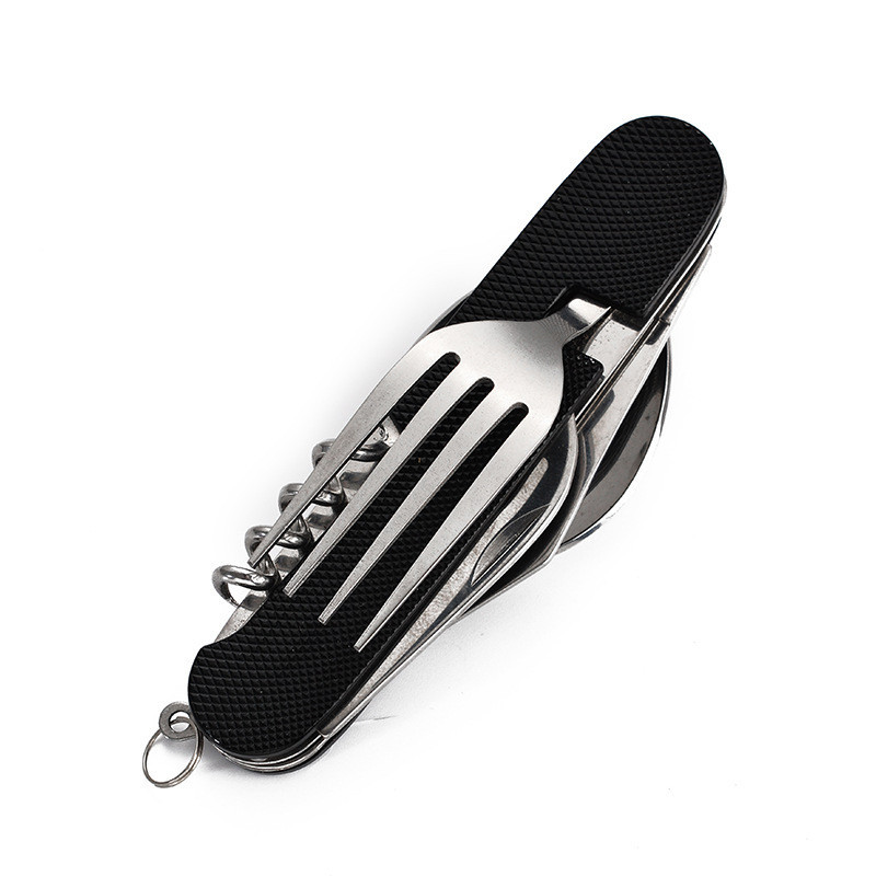 Універсальний туристичний набір столових приборів 6 в 1 Київ - фото 2