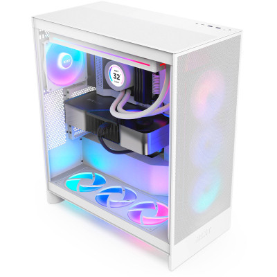 Корпус NZXT H7 Flow RGB All White (CM-H72FW-R1) Винница - изображение 10