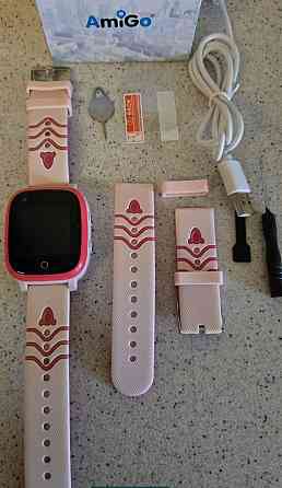 Детсие смарт -Часы .AmiGo GO005 4G Wi-Fi Thermometer Pink Киев