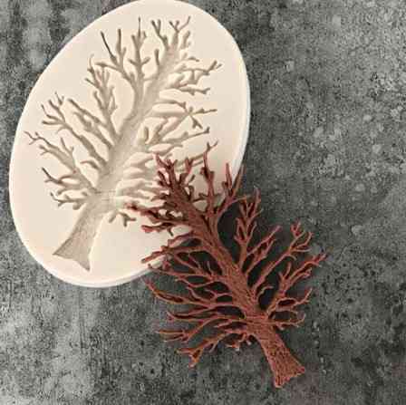 Молд силиконовый Дерево 75 мм серый Киев