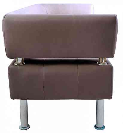 Диван Flay Office двійка зі спинкою та підлокітниками 1550х650х750 Коричневий Київ