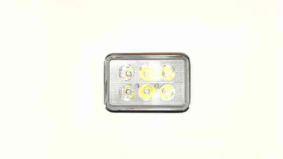 Фара (у зборі) 4T CB125, CG125 (квадратна, LED, 6 дідів, 18W) EVO-2 Киев