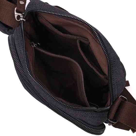 Текстильная сумка с чехлом для воды Vintage 22208 Черный Киев